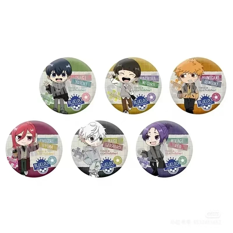 蓝色监狱  假期哑光吧唧盲盒【盲盒商品 默认代拆】【六种人物】
