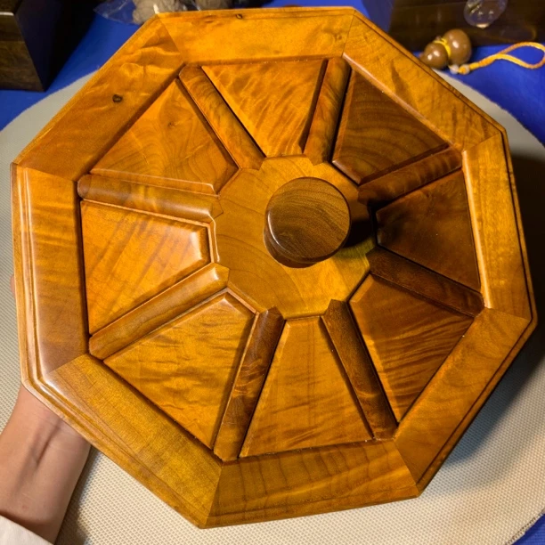 金丝楠木家用中式木质果盒客厅茶几坚果零食糖果收纳盒多样性发货