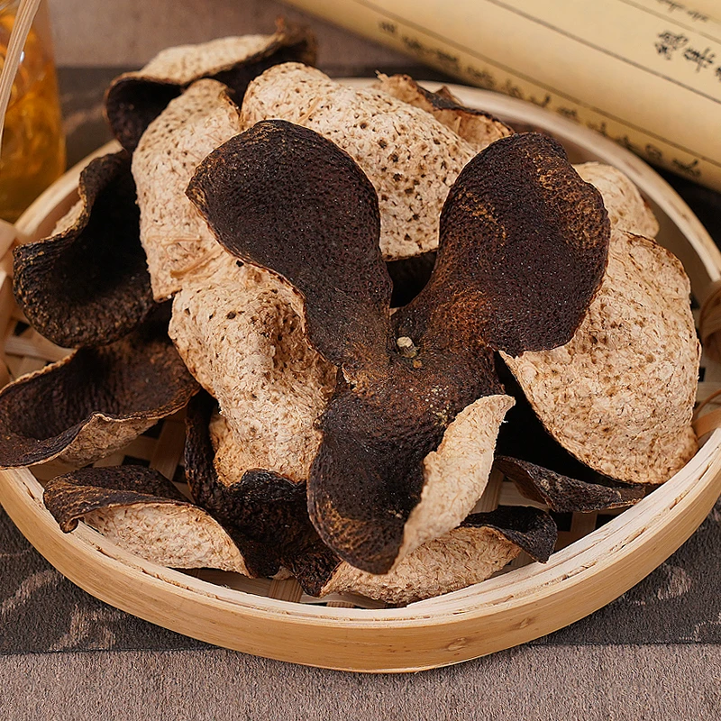 2019年 南坦圈枝大红皮 狗腩皮 新会陈皮干仓储存