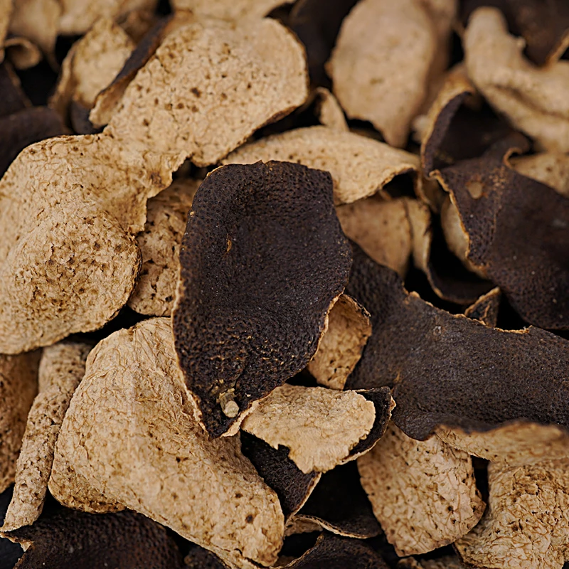 【高货断片口粮】2018年西甲原枝冬后断皮 新会陈皮干仓储存