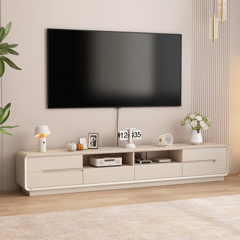 电视柜客厅家用2024新款小户型收纳储物柜一体电视机柜轻奢高级感