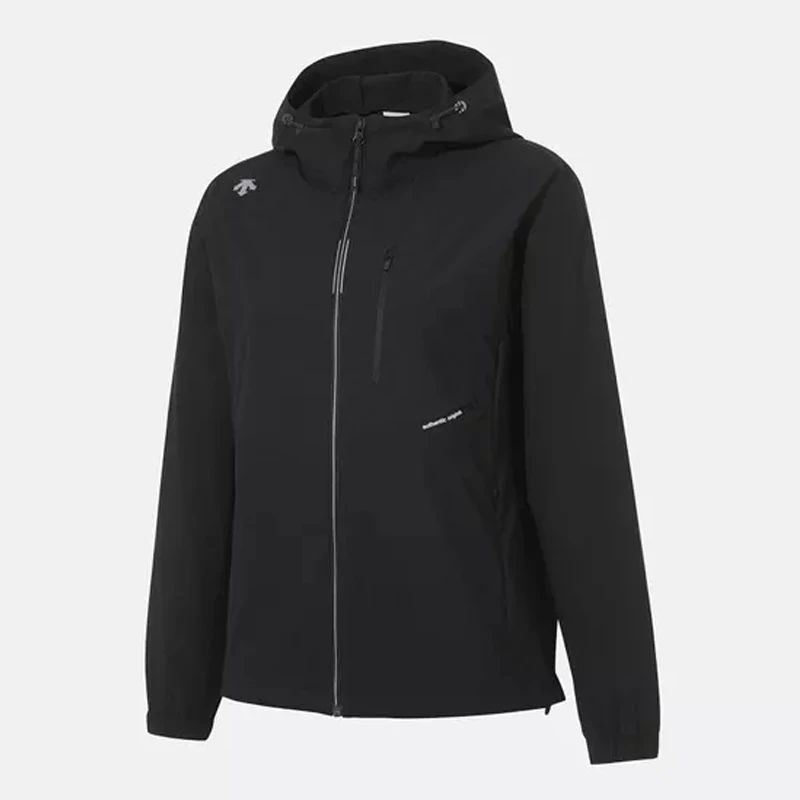 DESCENTE/迪桑特新款速干外套透气春季连帽休闲户外运动弹力男款