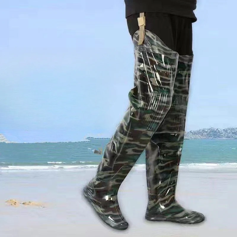 男女软底超高过膝下田鞋长筒雨靴抓鱼农田雨鞋雨靴加高雨鞋防水