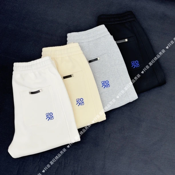 秋冬男士简约轻奢欧货高端时尚百搭舒适空气棉休闲束脚卫裤潮流
