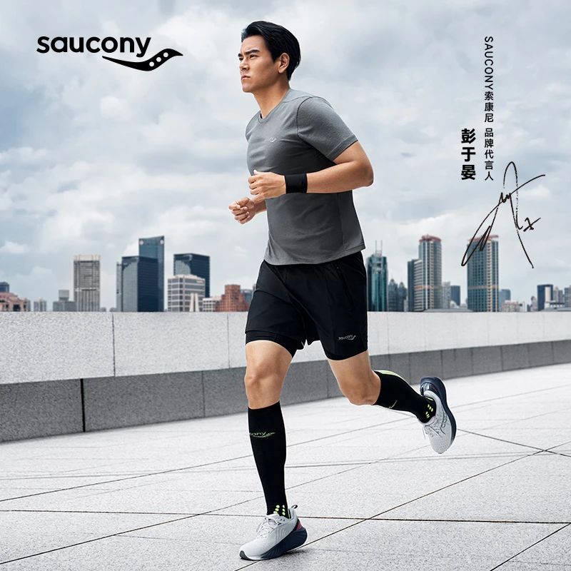 【彭于晏同款】Saucony索康尼TRIUMPH胜利22慢跑减震透气男女跑鞋