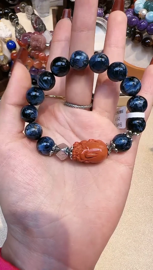 【闪购商品】琉璃DIYA1542 龙龟彼得手串