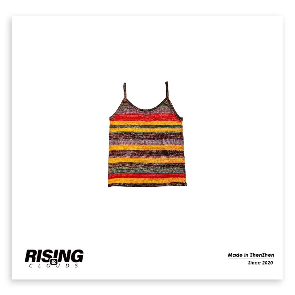 RISING&CLOUDS现【云姐】深圳南油多巴胺彩虹无袖背心吊带070359