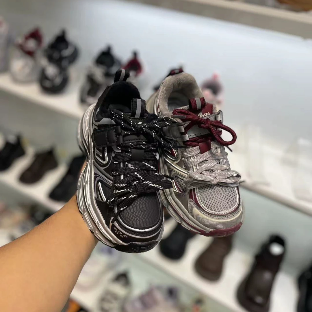 秋季新款 L9928儿童32-41码休闲时尚加绒百搭老爹鞋