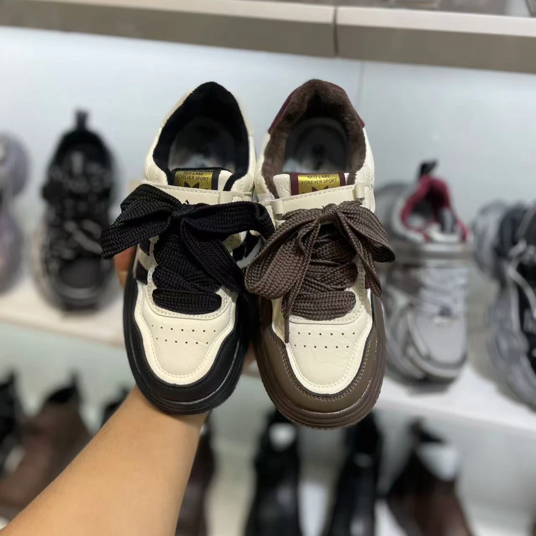 秋季新款 7713儿童34-39码休闲百搭加绒板鞋