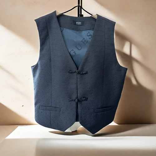 律动莫兰迪24882春夏中老年新款中式国风小马甲