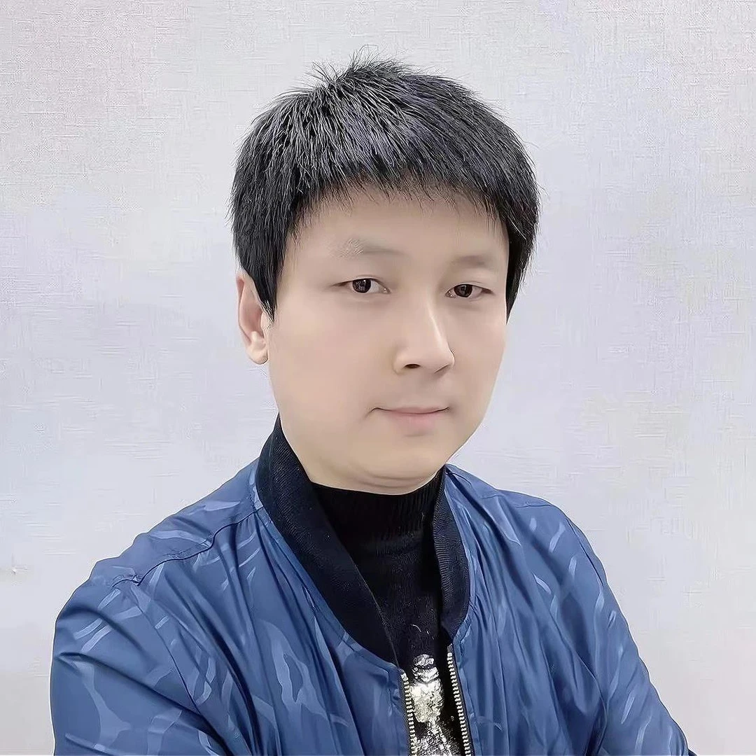 假发男全头套式中老年短发遮盖白发光头真发逼真自然男士假发透气