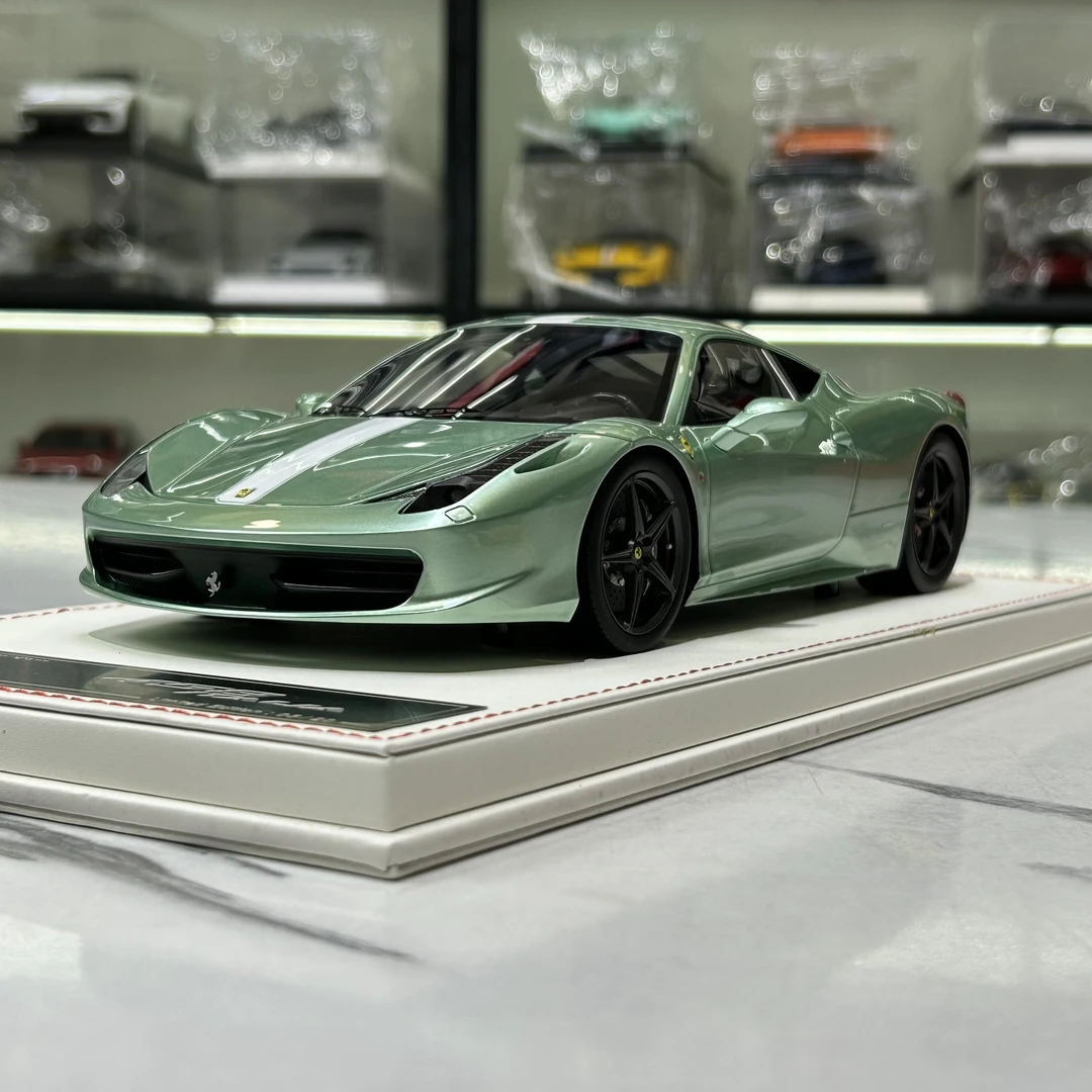 Dino Model DM 法拉利 458 薄荷绿 18 树脂