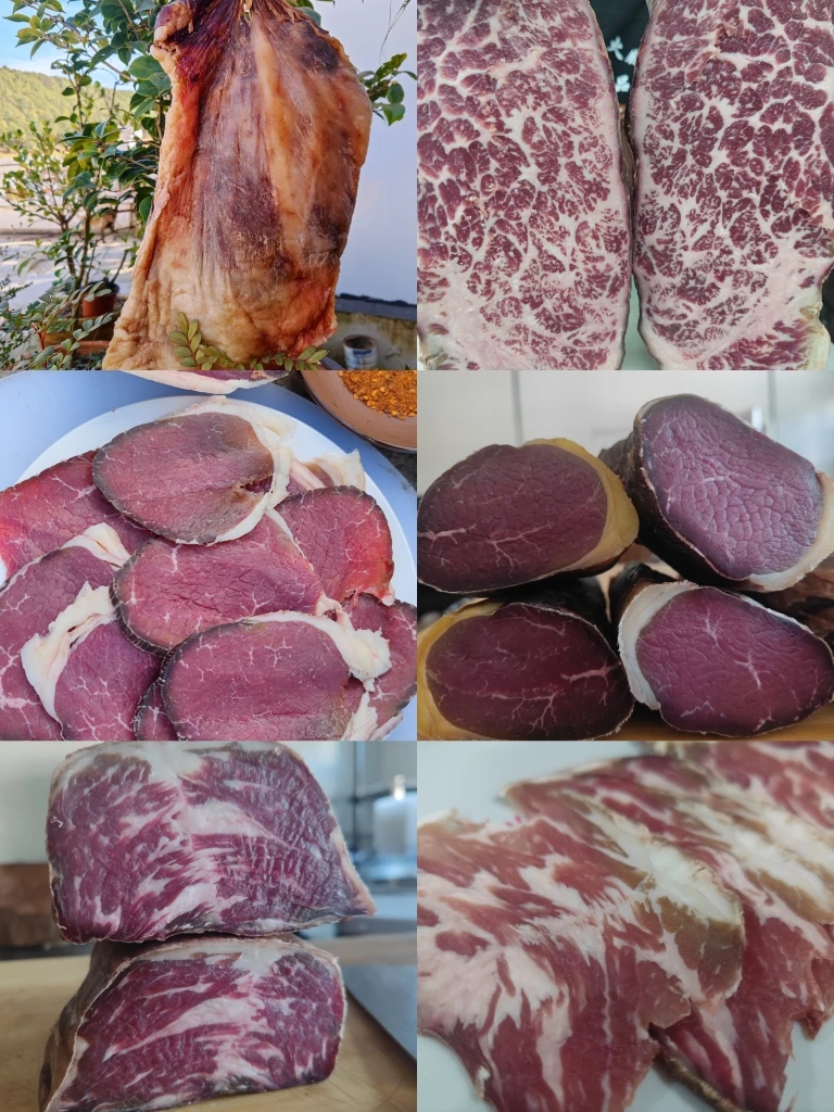 【牛干巴定量1000g】低盐牛后腿干巴,雪花干巴。