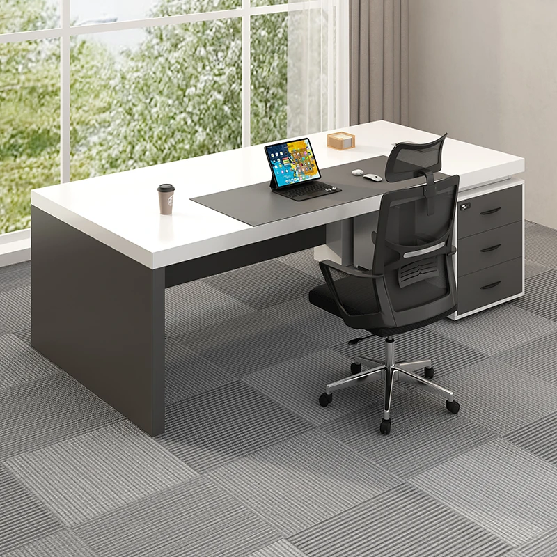 办公桌老板桌双人面对面电脑桌大班台办公室经理桌椅组合全套