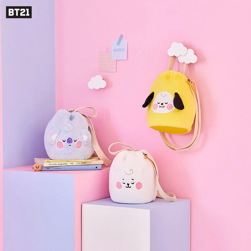 BT21 DREAM BABY系列大容量水桶包 斜挎包 LINE FRIENDS