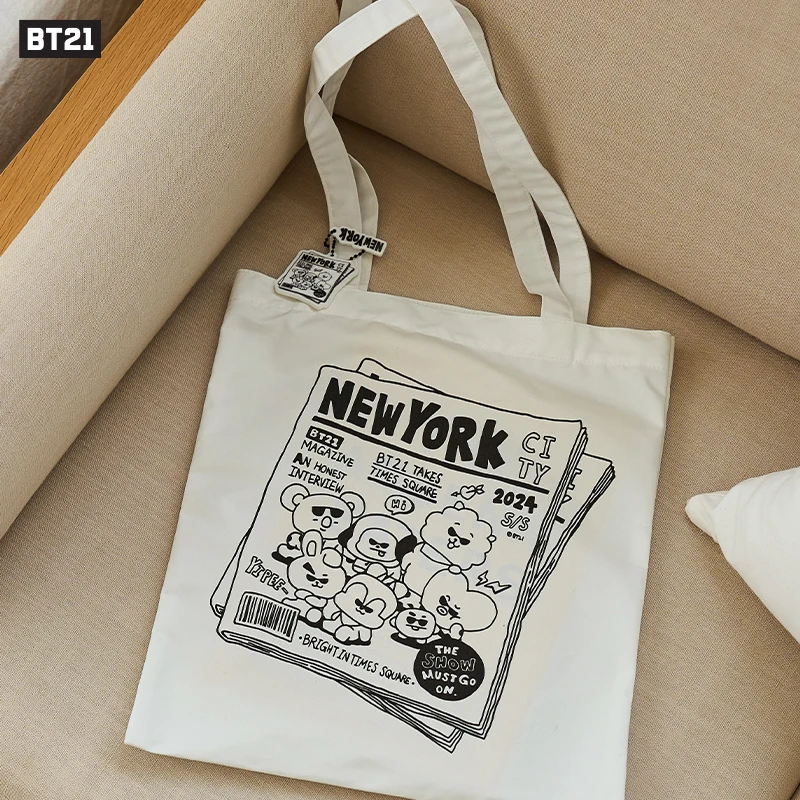 BT21 城市系列环保袋便携小巧多功能 休闲单肩LINE FRIENDS