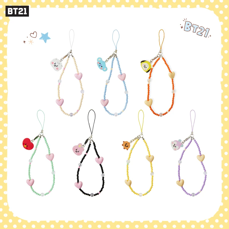 BT21 BABY系列手机珠链手腕挂绳配饰可爱 LINE FRIENDS