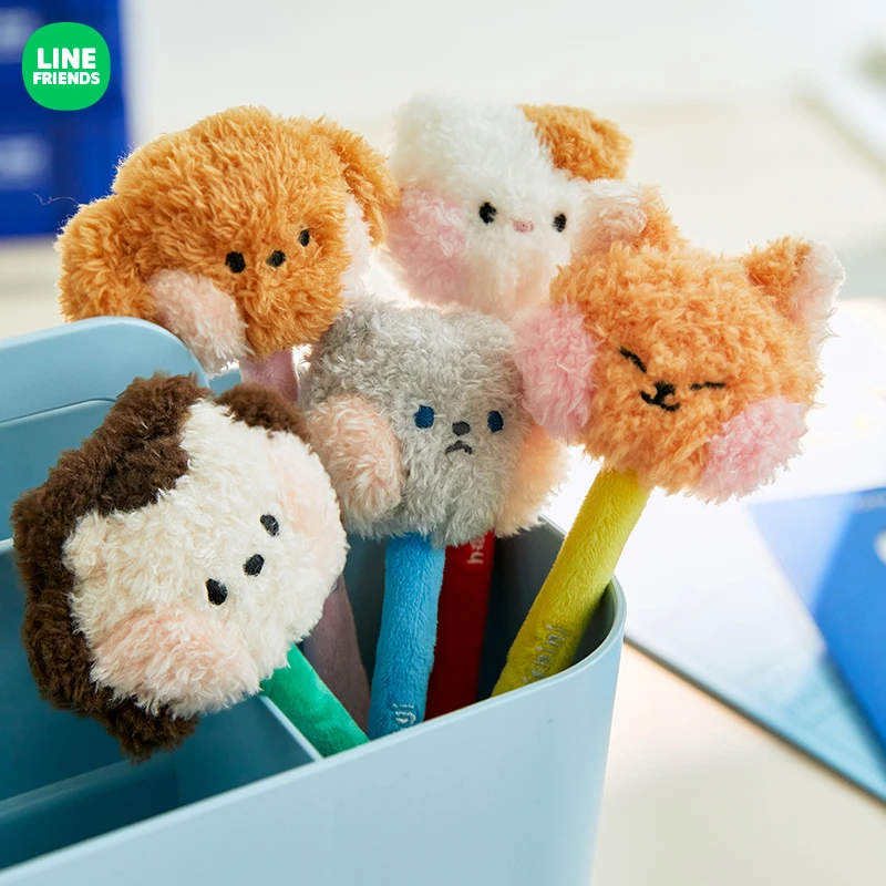 LINE FRIENDS new minini school系列毛绒玩偶笔文具用品