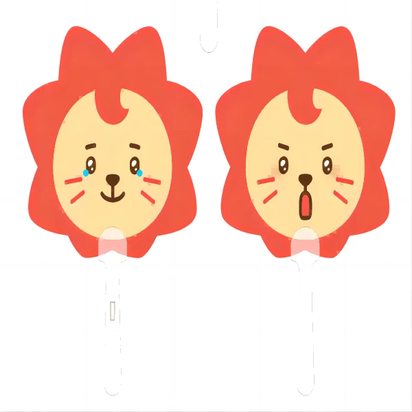 CHEER UP表情手摇扇