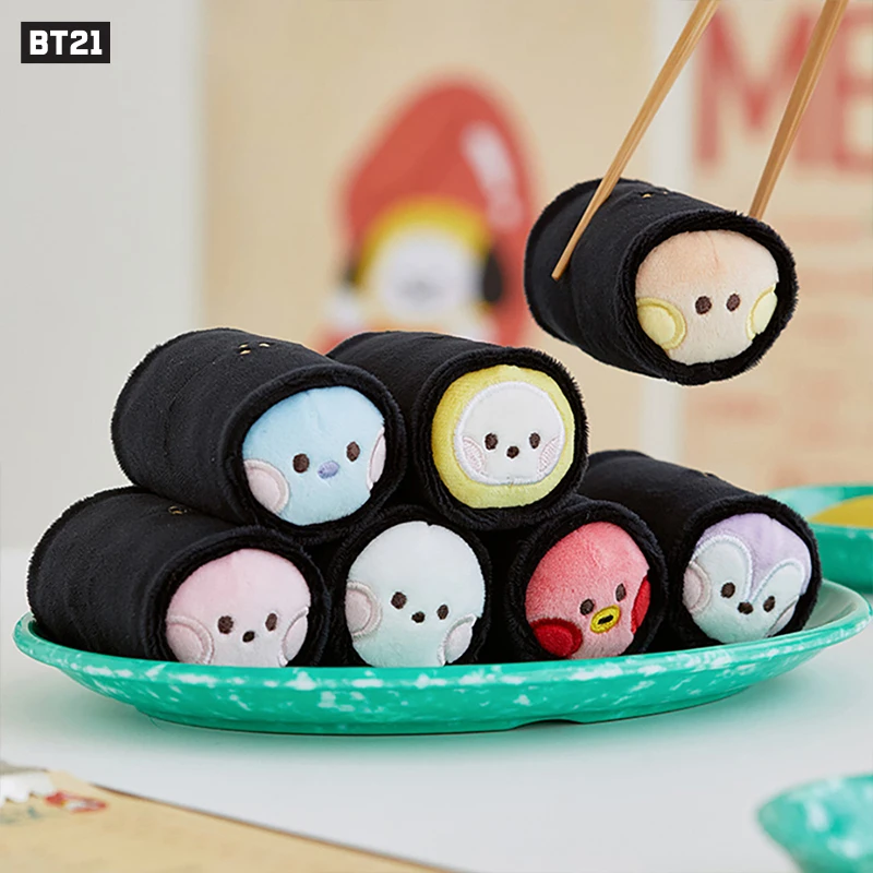 BT21 minini BUNSIK系列紫菜包饭毛绒套组 LINE FRIENDS