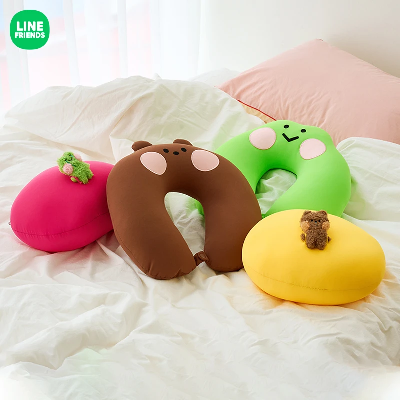 LINE FRIENDS lenini adventure系列多功能颈枕旅行午睡
