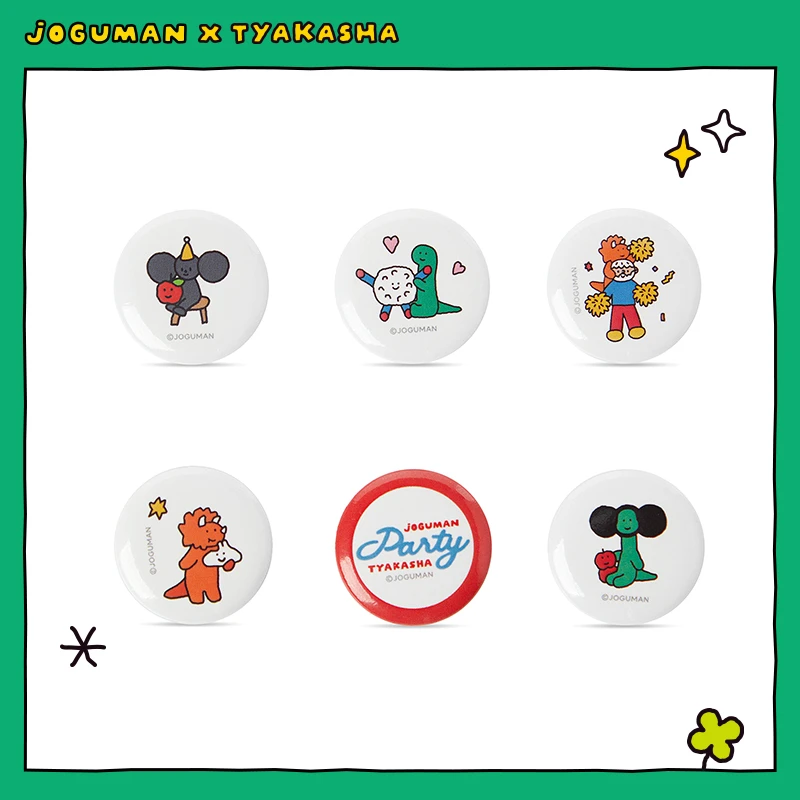 LINE FRIENDS JOGUMAN X TYAKASHA 马口铁徽章套装