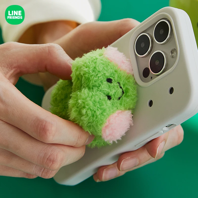 LINE FRIENDS  lenini winter系列 可爱毛绒磁铁玩偶