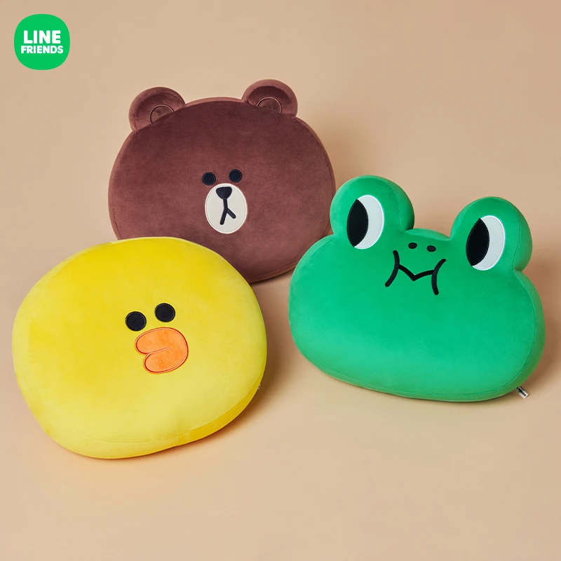 LINE FRIENDS连我朋友 ORIGINAL系列抱枕 可爱公仔玩偶