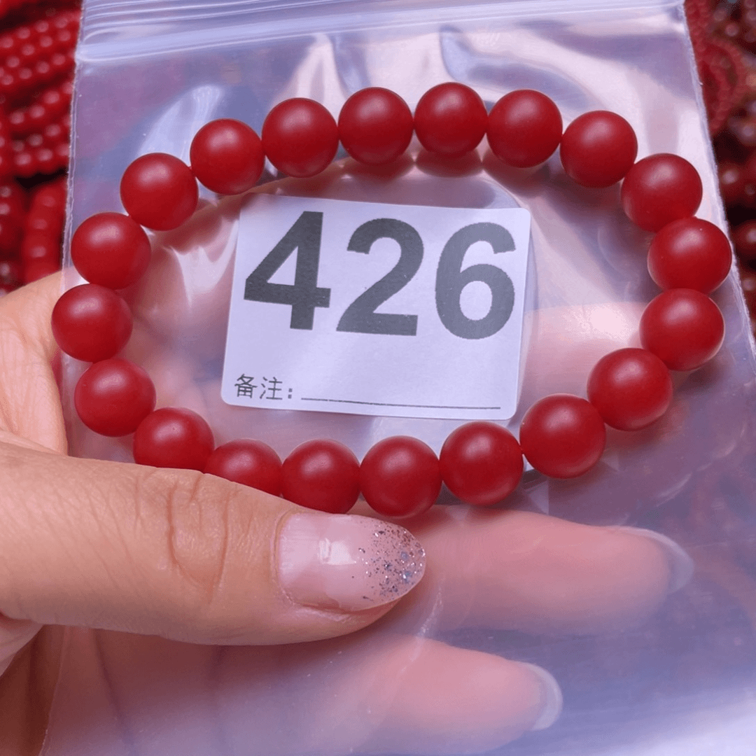 南红玛瑙手链未镶嵌