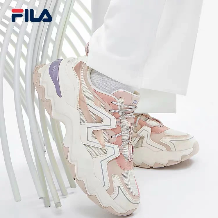 FILA 斐乐老爹鞋女鞋春季新款厚底增高摩登鞋欧若拉F12W231127F