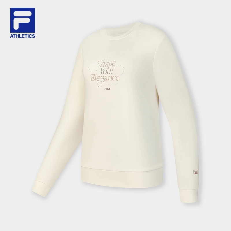 【黑白百搭时尚卫衣】斐乐女装秋冬新款运动休闲套头长袖A11W511204