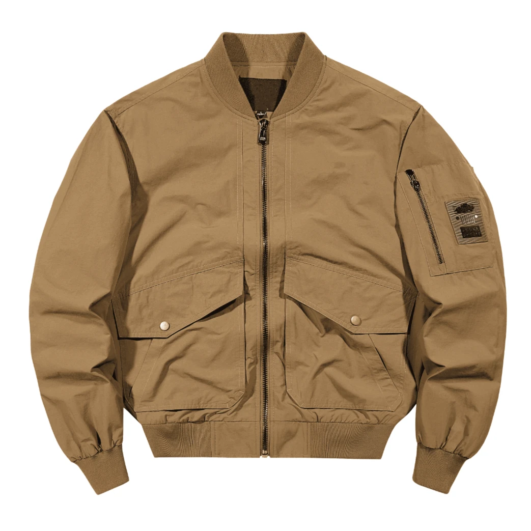 男士春秋款时尚复古飞行服防风防水户外休闲夹克大码外套ZYR92358