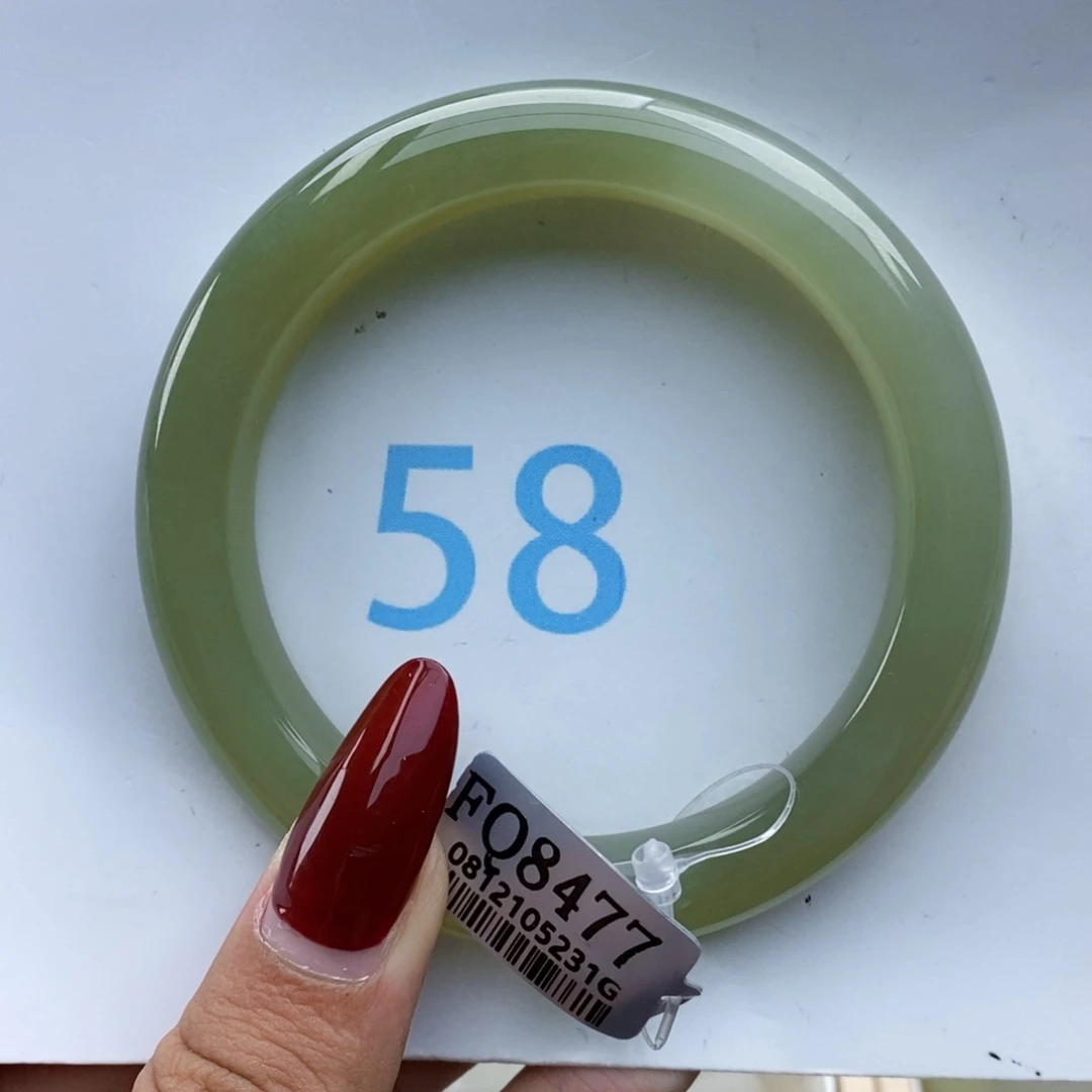 和田玉手镯未镶嵌58+