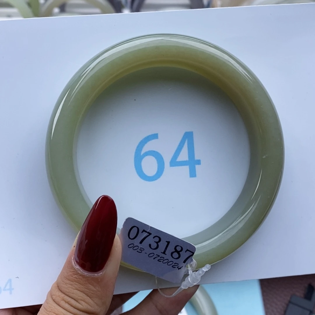 和田玉手镯未镶嵌酒*儿