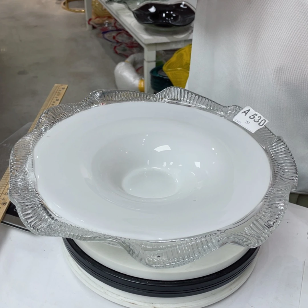 【闪购商品】手工艺术果盘直径34