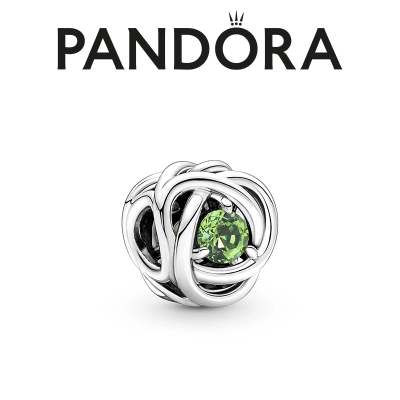 PANDORA/潘多拉 925银银制品 小众镶嵌彩色欧若精灵风