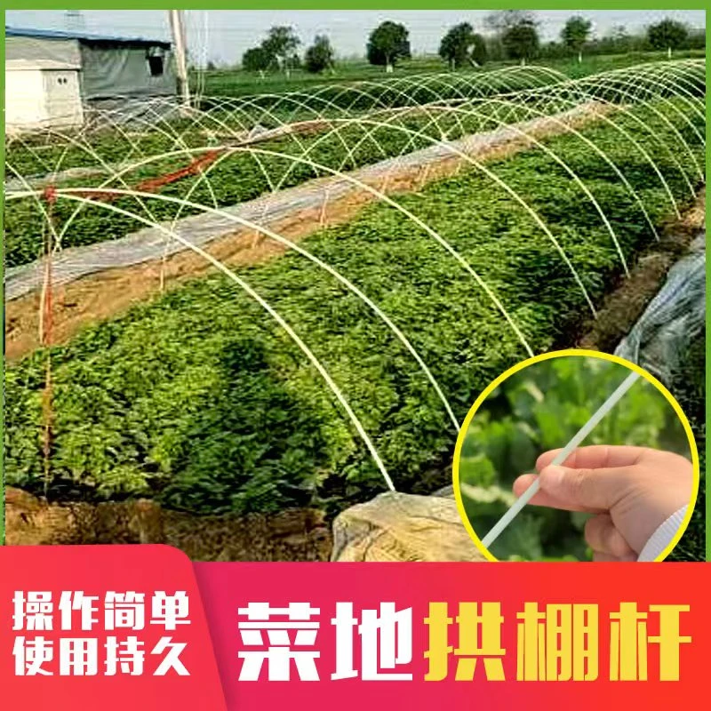 菜棚保温棚花棚拱玻纤杆农用小拱棚支架拱杆骨架玻璃钢弹力棒农用
