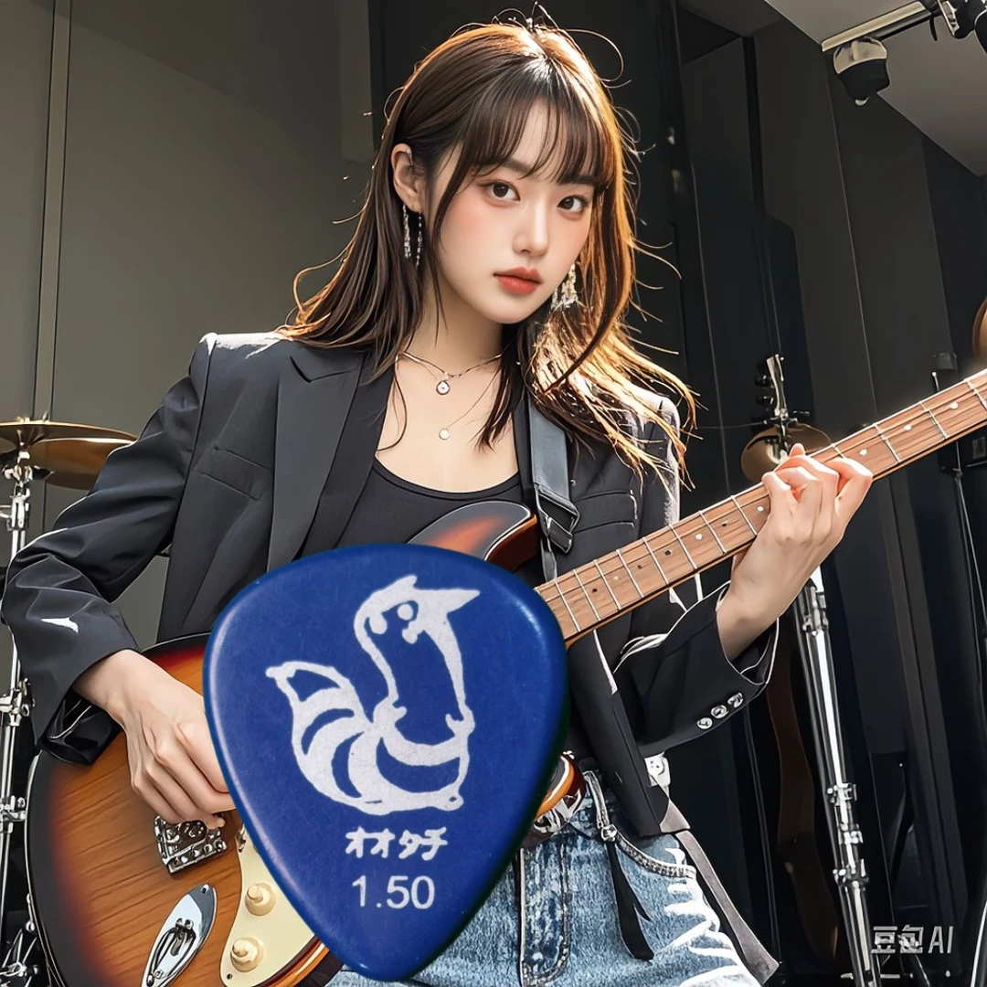 吉他拨片怪鸟兽图案多厚度可选择高档尼龙民谣吉他拨片电吉他拨片