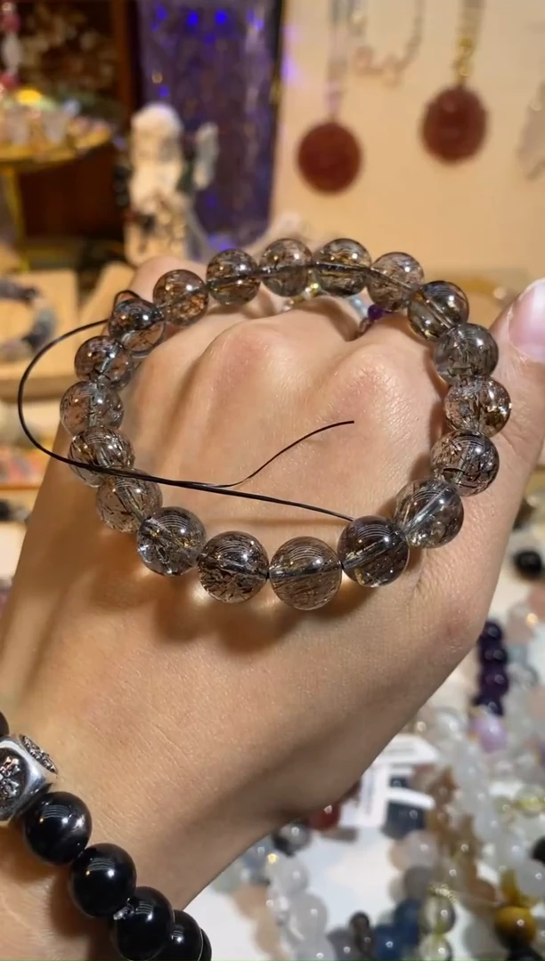 【闪购商品】水晶手链未镶嵌黑金超10-11