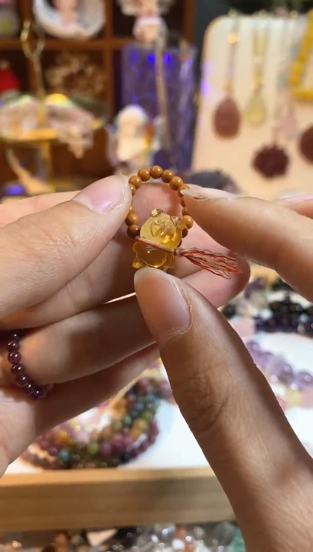 【闪购商品】蜜蜡手链未镶嵌蜜蜡小熊戒指