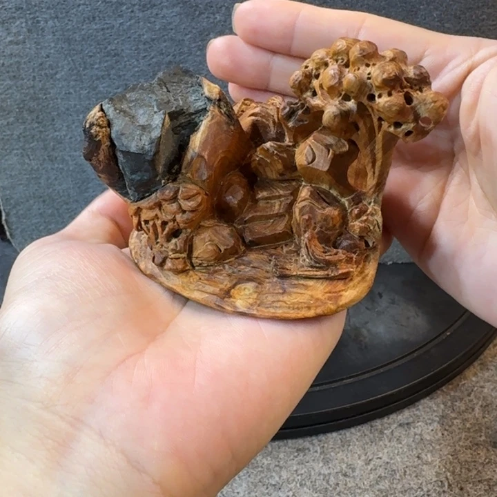 崖柏陈化摆件手把件