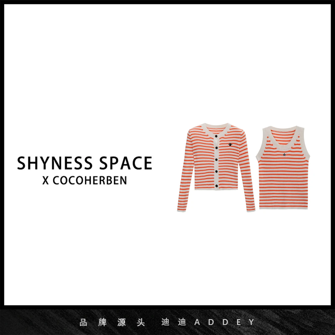 CocoHerben冬季美拉德色系时尚港风、复古新款毛衣LY4628