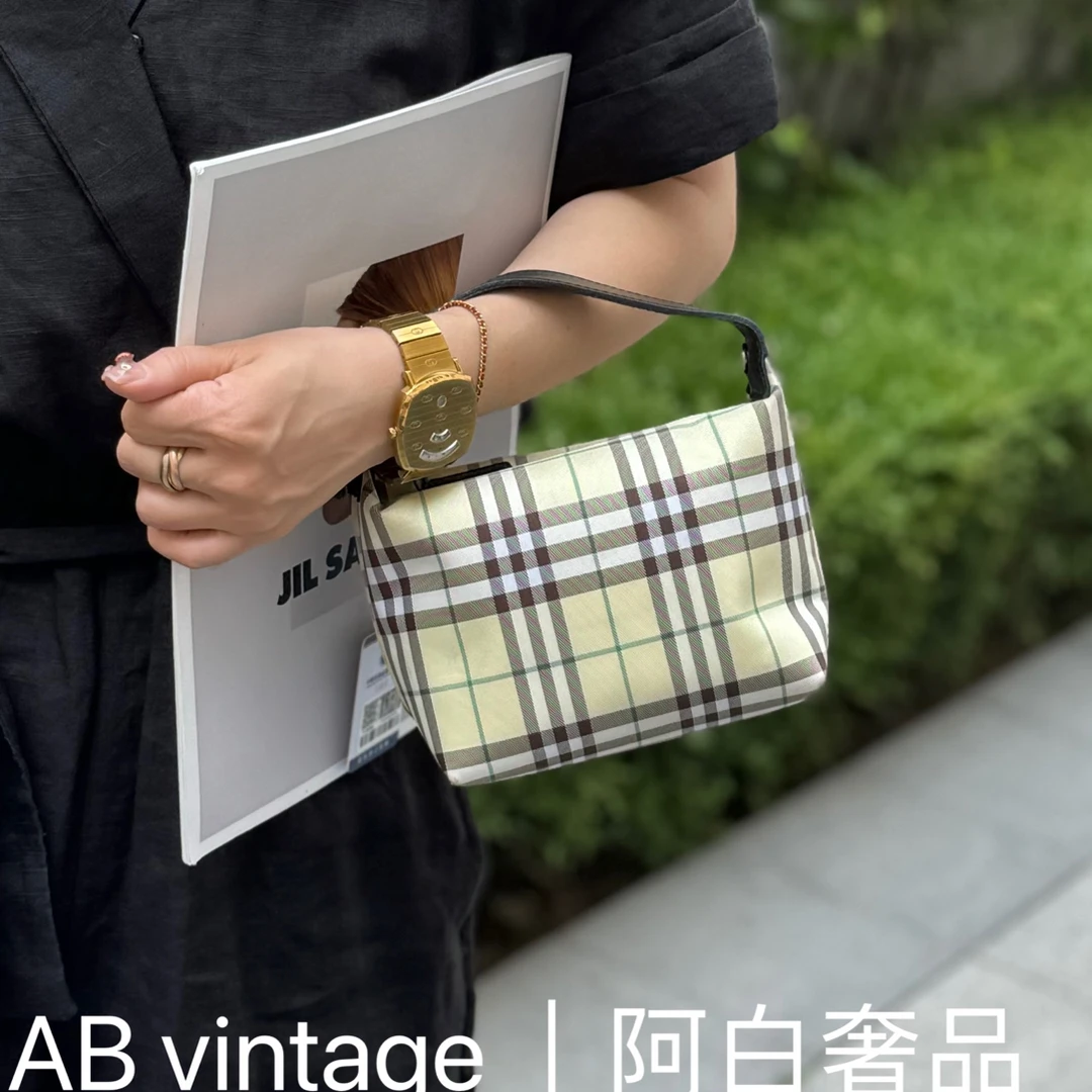 95新 BURBERRY/博柏利 阿白奢品/Burberry饭盒包