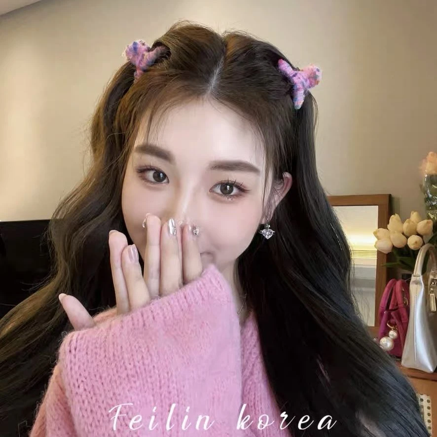 碎发发夹八字刘海2023可爱小号发抓夹发饰发卡头饰女夹子边夹侧边