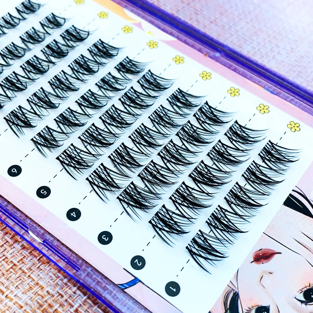 【十排睫毛假睫毛】三部曲自然仿女太阳花眼睫毛懒人仙子毛自嫁接