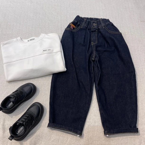 59197潮流时尚新款中大童牛仔裤C17-4-1