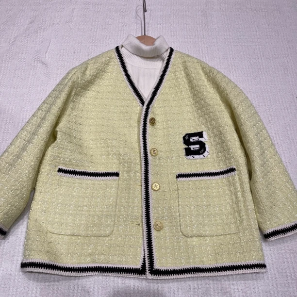 20604高端童装时尚百搭秋冬新品小香外套D1-1-4