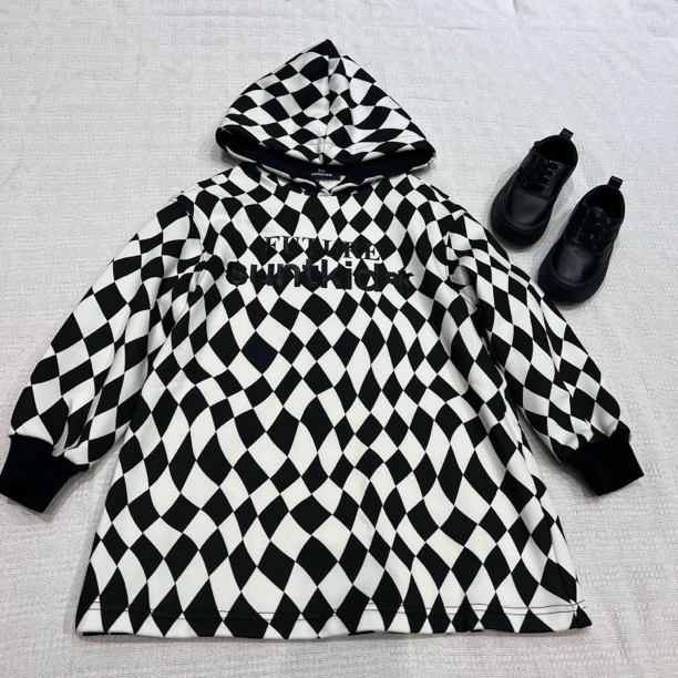 20716高端童装时尚百搭秋冬新品加绒时尚连衣裙D区