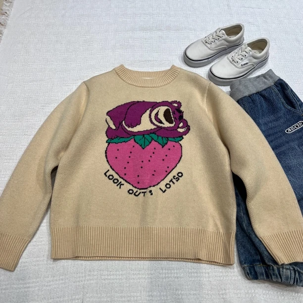 20777高端童装时尚百搭秋冬新品毛衣A2-1-1