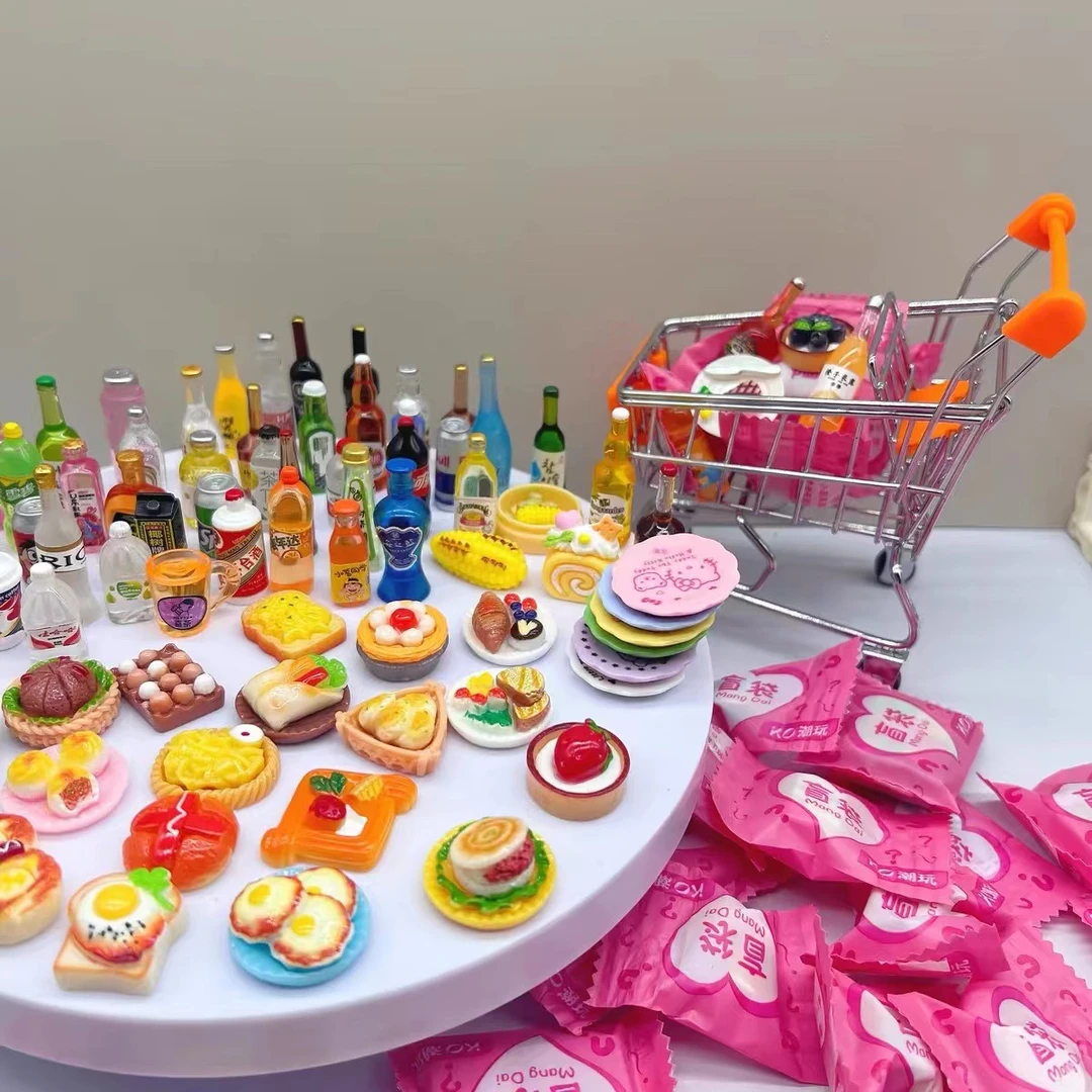食玩盲袋超市饮料瓶食物蛋糕迷你玩具模型摆件创意盲袋礼品